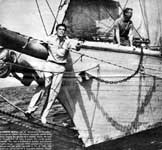 With James Holden, Troy's 1st mate